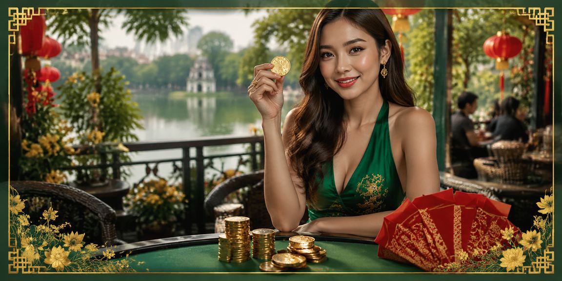 Cảnh bình minh Hà Nội với chiếc bao lì xì đỏ