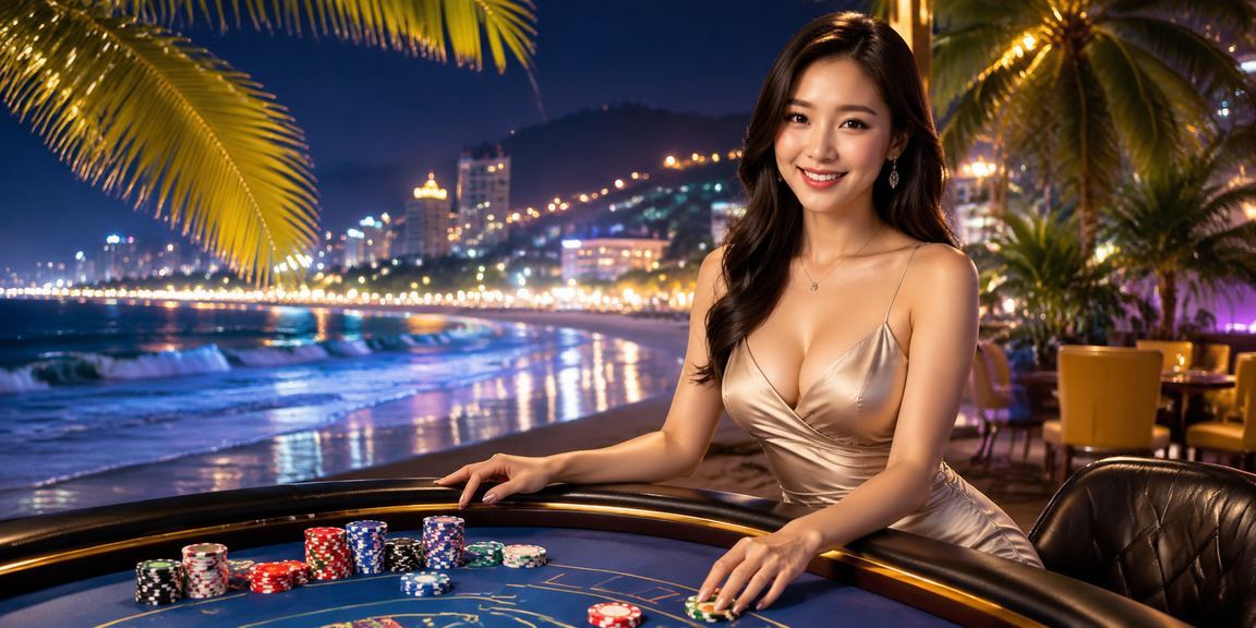Khách chơi vui vẻ nhận voucher tại bờ biển Vũng Tàu